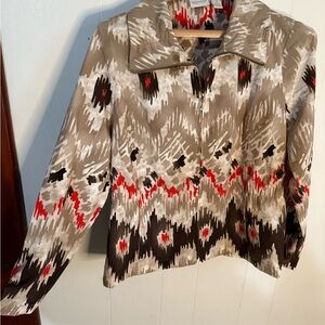 Chico's Zenergy tribal-print jacket